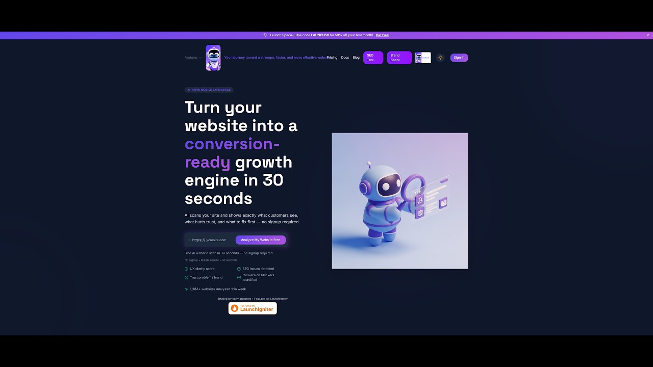 Global website design app demo video