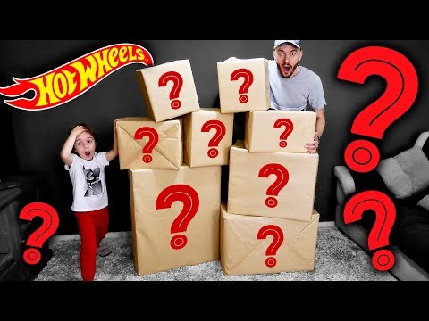 8 CAIXAS MISTERIOSAS DA HOT WHEELS!! Unboxing de Brinquedos da Mattel