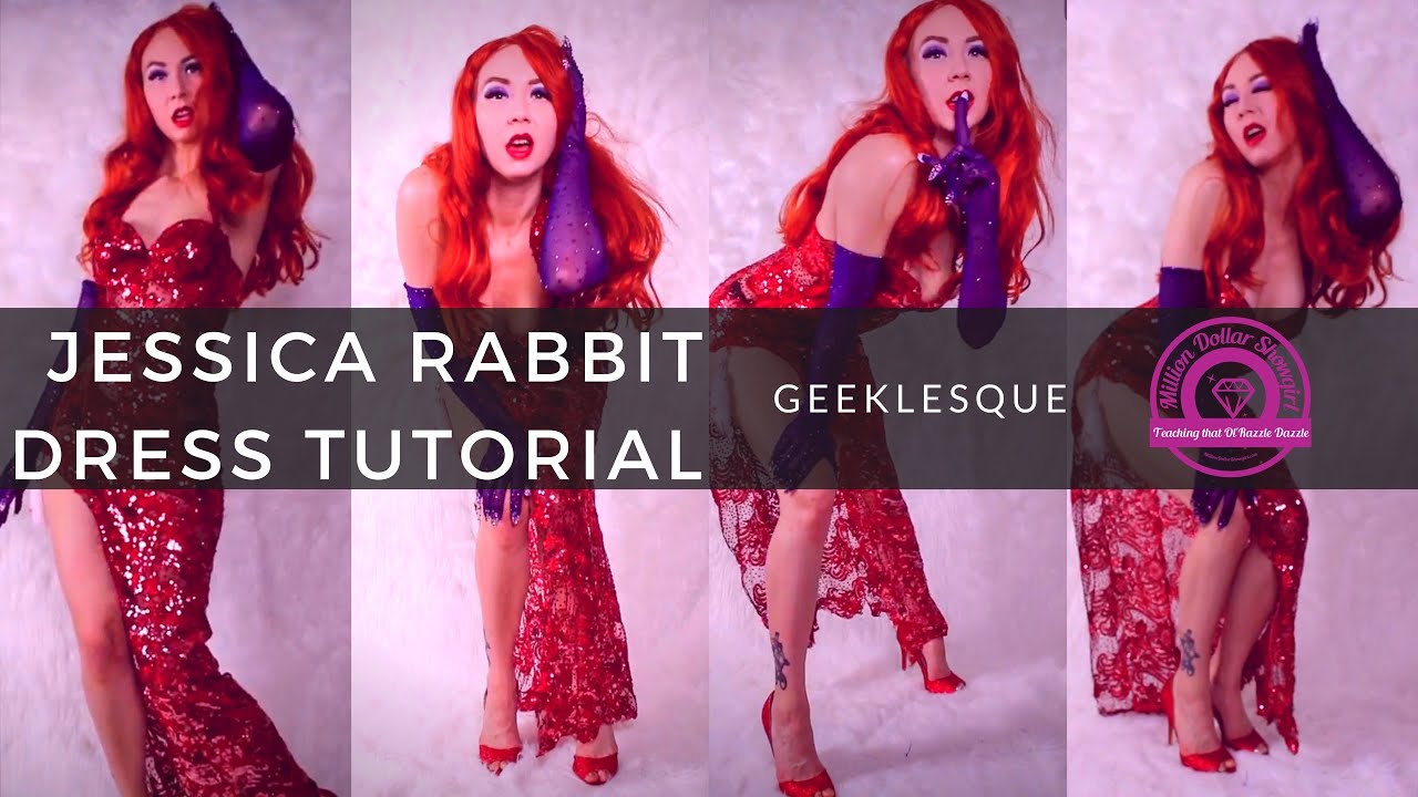 Watch video Jessica Rabbit burlesque dress tutorial Now Jessica Rabbit burlesque dress tutorial