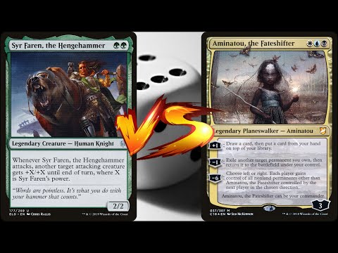 Syr Faren VS Aminatou - MTG EDH Duel Commander Cartes Magic