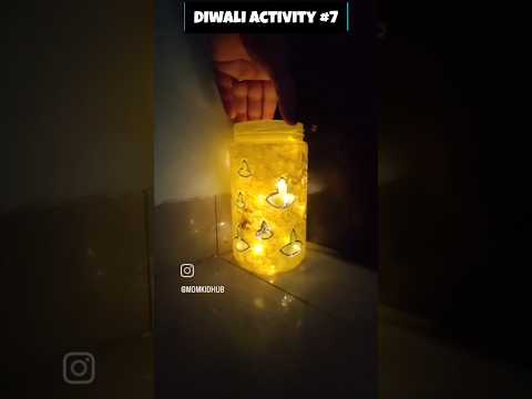 Make An Easy Diwali Lamp At Home/ Diwali Series - Part 7 #diwalidecorations #diydiwali #diy #diwali
