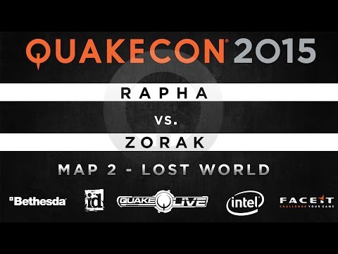 Rapha vs. Zorak - Map 2 - Lost World (QUAKECON 2015 DUEL)