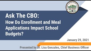 Ask the CBO: How do Enrollment and Meal Applications Impact MDUSD Budgets