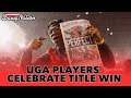 WATCH: Georgia football players celebrate national championship in epic fashion