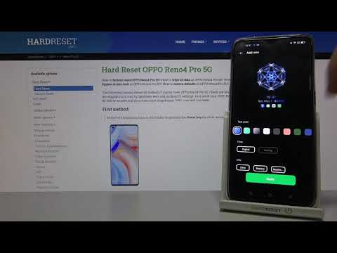 Always On Display Add Ons on OPPO Reno5 5G – Add Ons Showcase