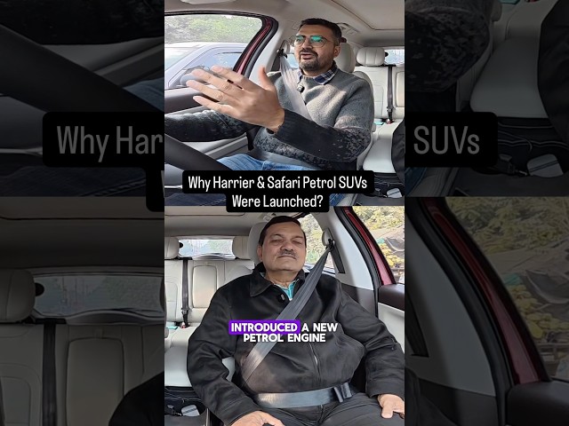 Real reason why Harrier Petrol And Safari Petrol SUVs were launched? #automobile #cars