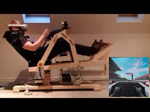 DIY F1 style 2 DOF motion simulator