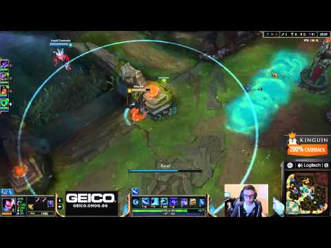 Bjergsen duo Dominate - Yasuo vs Riven Mid - League of Legends Gameplay