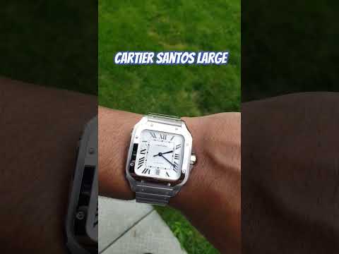 Cartier Santos Large Out in the wild #shorts #shortvideo