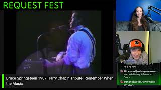 Bruce Springsteen 1987 Harry Chapin Tribute: Remember When the Music [REACTION]