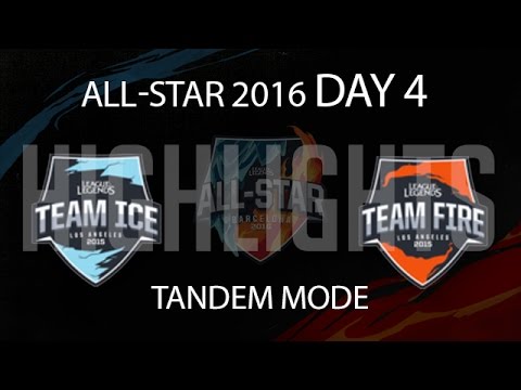 10v10 Tandem Mode Highlights All Star 2016 Day 4 - Team ICE vs Team FIRE