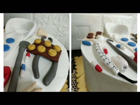 تورته فانليا مقاس ٢٤ .. تورته طب الأسنان