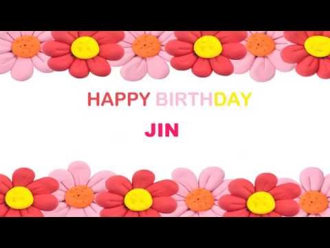 Jin   Birthday Postcards & Postales - Happy Birthday