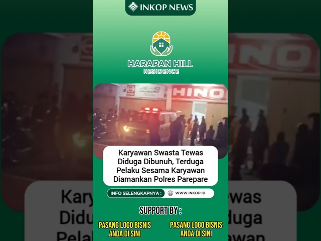 Karyawan Swasta Tewas Diduga Dibunuh, Terduga Pelaku Sesama Karyawan Diamankan Polres Parepare