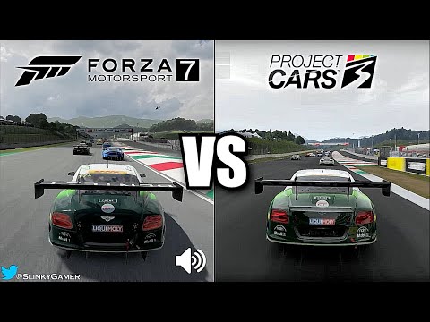 Project CARS 3 vs Forza Motorsport 7 - Graphics and Sound Comparison Gameplay