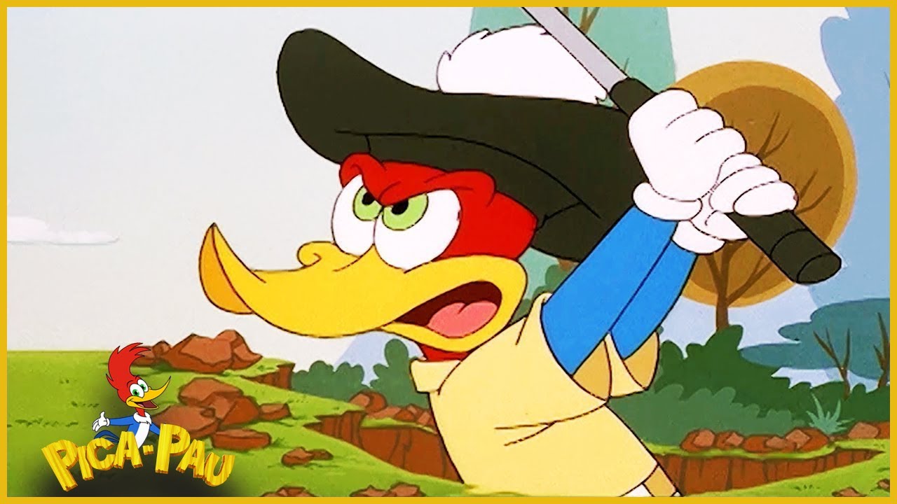 Pica-Pau em Português | Tacada Certeira | Compilação De 1 Hora | Desenhos Animados