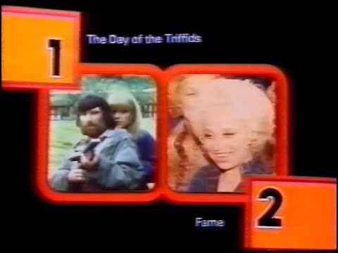 Thursday 17th September 1981 - BBC1 - Blankety Blank - Fame - Rosie - The Day of the Triffids - Rare