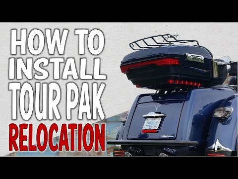 DK Custom Installation Video of a 2014 & Up Harley Tour-Pak Relocation