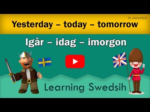 Learning Swedish (Yesterday – today – tomorrow) "Swedish dialogue" (2020)