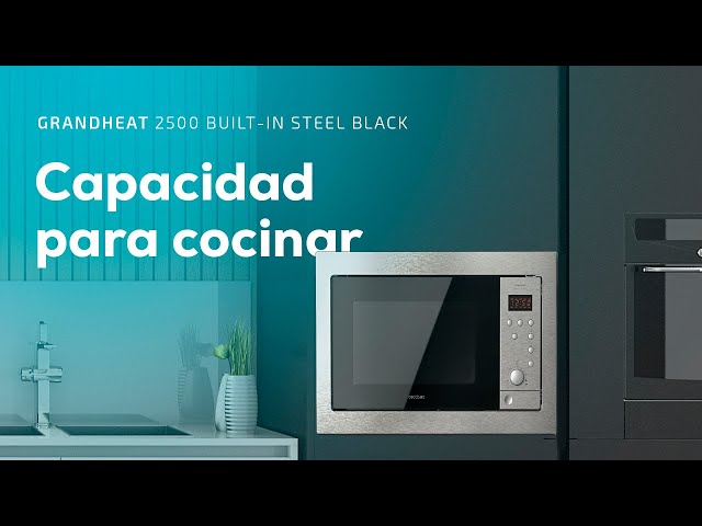 Microondas Cecotec 01391 25 Litros 900W com Grill e 8 Programas Automáticos video