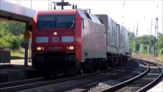 preview picture of video 'Trainspotting #02: Zugverkehr in Augsburg-Oberhausen'