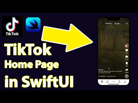 Make the TikTok Home Page in SwiftUI Tutorial
