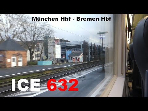 Odyssee mit dem ICE 632 München - Bremen | ICE 2 Mitfahrt