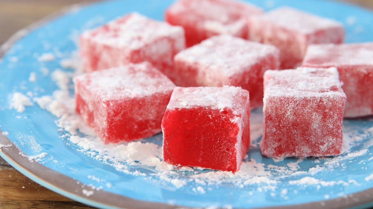 Turkish Delight Recipe (Lokum Recipe) - The Cooking Foodie