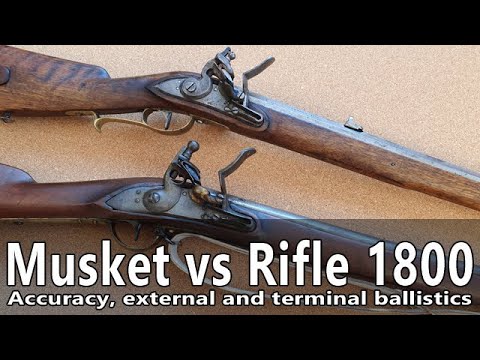 Flintlock musket versus flintlock rifle