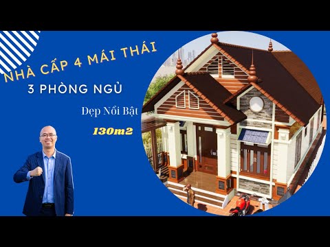 Mẫu Nhà Cấp 4 Đẹp 3 Phòng Ngủ 130m2 Tại Phan Thiết Bình Thuận