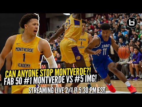 Can Anyone Stop Montverde?!? FAB 50 #5 IMG vs #1 Montverde Streaming Live!