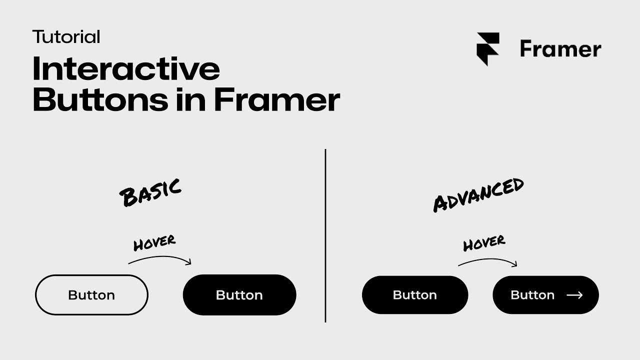 Interactive Buttons in Framer | Step-by-Step No-code Tutorial