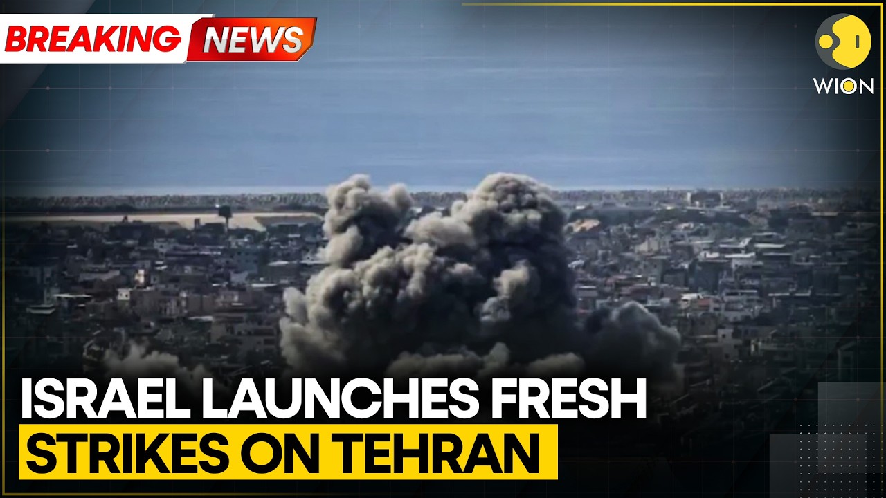 Israeli Army Launches Fresh Strikes on Tehran | WION BREAKING
