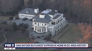 Dan Snyder buys most expensive house in DC area real estate history | FOX 5 DC