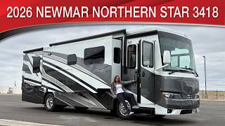 A preview image of the linked video showcasing 2026 Newmar Northern Star 3418