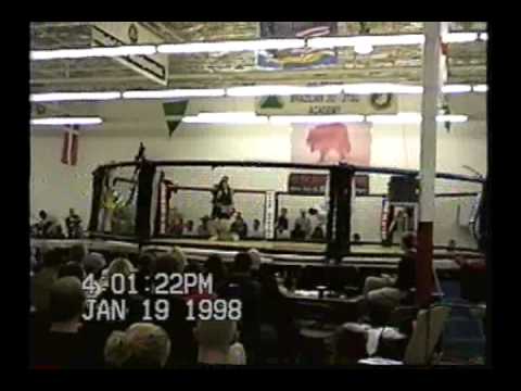 Trisha hill kickboxing cage fight