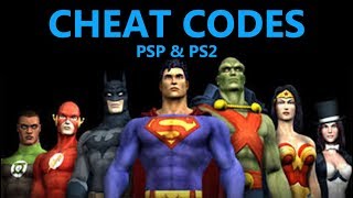 Justice League Heroes (PSP/PS2) CHEAT CODES