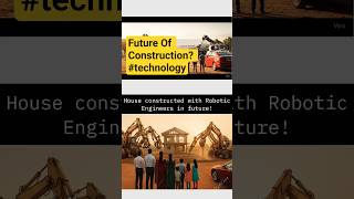 Is THIS the future of construction? #technology #robot #veo3 #future #shorts #robotics #construction