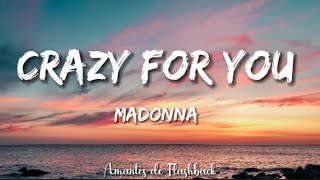 Madonna - Crazy for you   (Lyrics)