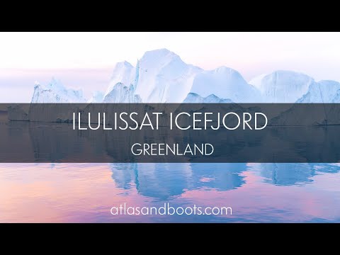 Ilulissat icefjord midnight sun, Greenland