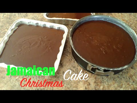 How to Make | Traditional Jamaican Christmas Cake | Jamaica Black Cake | Fruit Cake | Wedding Cake