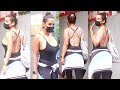 HOTTIE Sisters Neha Sharma Aisha Sharma LOOks In Backless GyM Outfit Snapped Post Workout