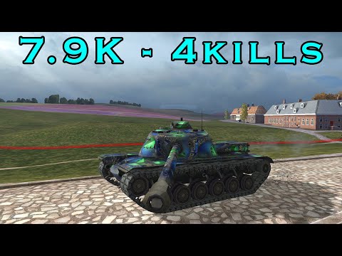 T110E4 Mastery 7.9K DMG, 4 Kills - WoT Blitz