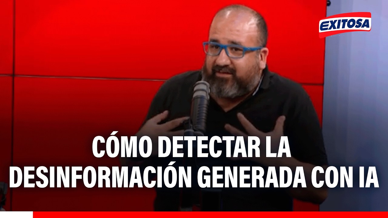 🔴🔵 Información generada con IA avanza porque usuarios no verifican el contenido, según Carlos Zúñiga