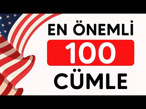 En çok kullanılan 100 ingilizce cümle | Türkçesi ve Okunuşu | Arda Erol
