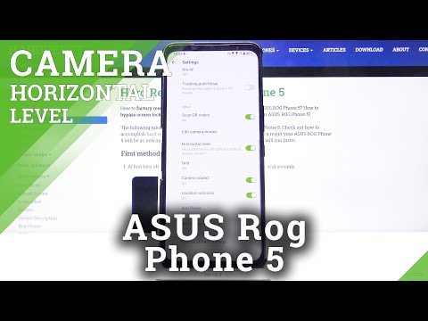ASUS ROG Phone 5 - How to Activate & Turn Off Camera Leveler Feature