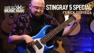 Video thumbnail for Ernie Ball Music Man StingRay Special 5 HH  |  Nick Guiffrida by Eddie's Guitars