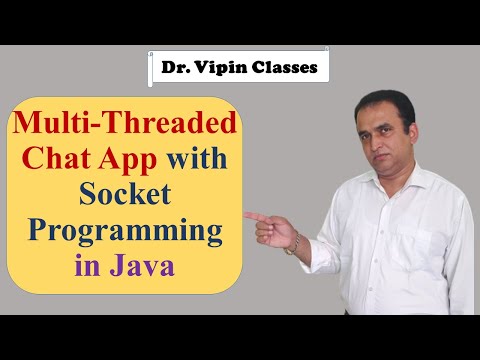 Java Networking 6 Multi Threaded Java Chat App Java Socket Programming Dr Vipin Classes