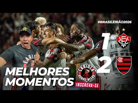MELHORES MOMENTOS DE VITÓRIA 1 X 2 FLAMENGO I ISSO AQUI É FLAMENGO # BRASILEIRÃO 2026.