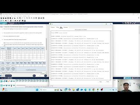 Cisco Packet Tracer 11.7.5 Subnetting Scenario